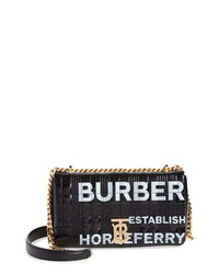 Burberry Graphic Print Quilted Check Leather Shoulder Bag
