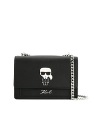 Karl Lagerfeld Kikonik Metal Lock Shoulder Bag