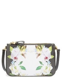 Ted Baker London Forget Me Not Double Pouch Leather Crossbody Bag