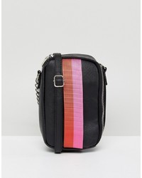 French Connection Mini Rectangular Phone Bag With Contrast Webbing