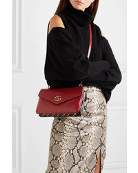 Gucci Thiara Embellished Printed Leather Shoulder Bag