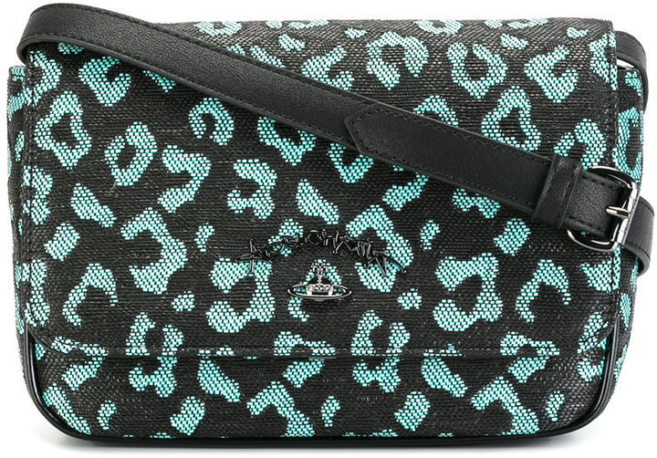 Vivienne Westwood Anglomania Leopard Print Crossbody Bag, $225