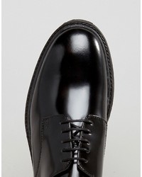 Religion Leather Derby Shoes