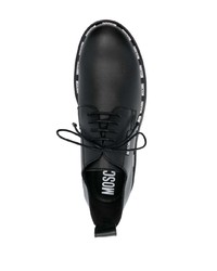 Moschino Logo Print Derby Shoes