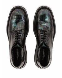 Dolce & Gabbana Oil Slick Effect Derby Shoes