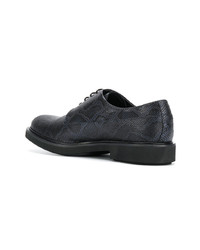 Emporio Armani Snake Print Lace Up Shoes