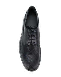 Emporio Armani Snake Print Lace Up Shoes