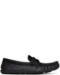 Coach 1941 Black Coin Driver Loafers