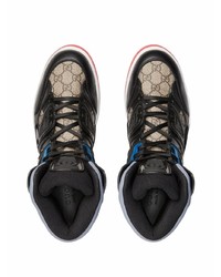 Gucci Basket Black High Top Sneakers