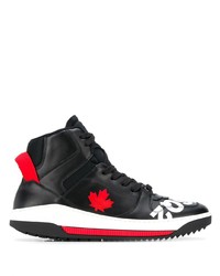 DSQUARED2 Maple Leaf Hi Top Sneakers