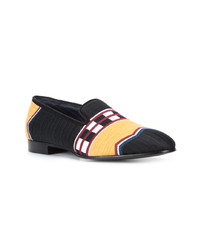 Louis Leeman American Indian Print Loafers