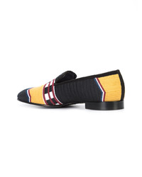 Louis Leeman American Indian Print Loafers