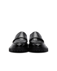 Lanvin Black Goth Loafers