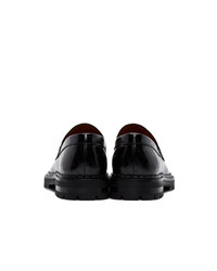 Lanvin Black Goth Loafers