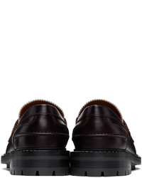 Burberry Brown Vintage Check Loafers