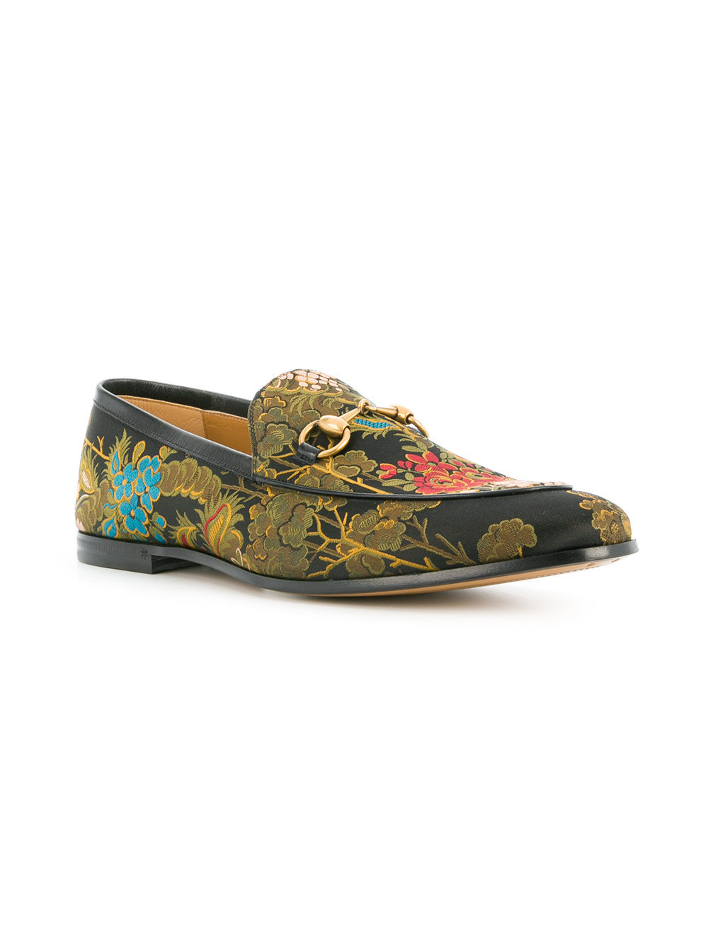 gucci jordaan jacquard loafer