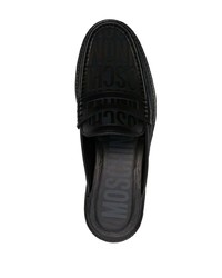 Moschino Logo Print Loafers