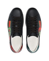 Gucci Ace Gg Logo Printed Sneakers