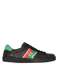 Gucci Ace Leather Low Top Sneakers