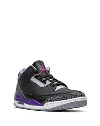 Jordan Air 3 Court Purple Sneakers