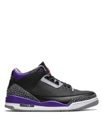 Jordan Air 3 Court Purple Sneakers