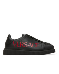 Versace Black 3d Medusa Sneakers