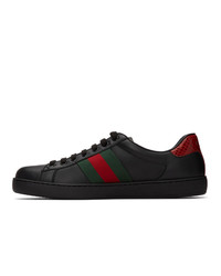 Gucci Black Ace Sneakers