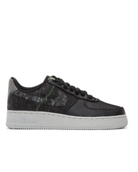 Nike Black And Green Air Force 1 07 Sneakers