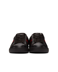 Gucci Black Bee Ace Sneakers