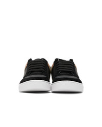 Burberry Black Check Reeth Sneakers