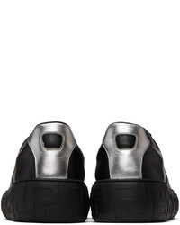 Versace Black Greca Sneakers