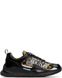 VERSACE JEANS COUTURE Black Levion Sneakers