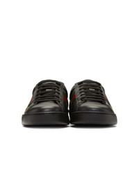 Gucci Black New Ace Guccy Sneaker