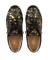 Giuseppe Zanotti Frankie Paint Splatter Sneakers