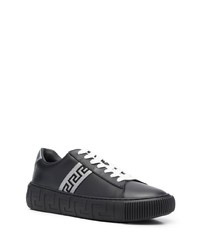 Versace Greca Print Lace Up Sneakers