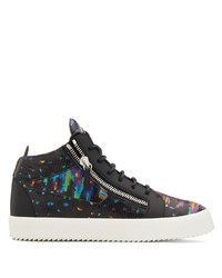 Giuseppe Zanotti Kriss Tejus Print Mid Top Sneakers