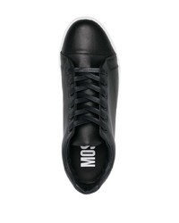 Moschino Logo Print Lace Up Sneakers