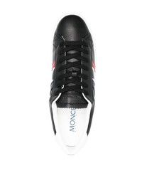 Moncler Logo Print Lace Up Sneakers