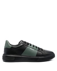 Bally Logo Print Lace Up Sneakers
