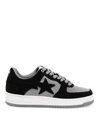 A Bathing Ape Logo Print Lace Up Sneakers