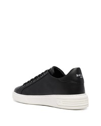 Bally Logo Print Leather Sneakers