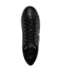 Bally Logo Print Leather Sneakers