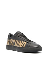 Moschino Logo Print Low Top Sneakers