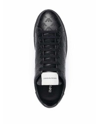 Emporio Armani Logo Print Low Top Sneakers