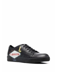Lanvin Logo Print Low Top Sneakers