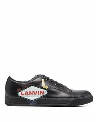 Lanvin Logo Print Low Top Sneakers