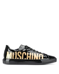 Moschino Metallic Logo Print Sneakers