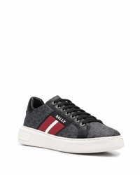 Bally Monogram Print Low Top Sneakers