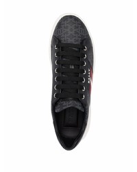 Bally Monogram Print Low Top Sneakers