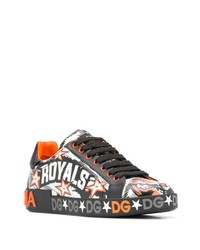 Dolce & Gabbana Portofino Jungle Sport Sneakers